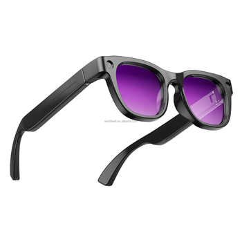 E06 AI smart glasses with 8MP camera and simultaneous interpretation