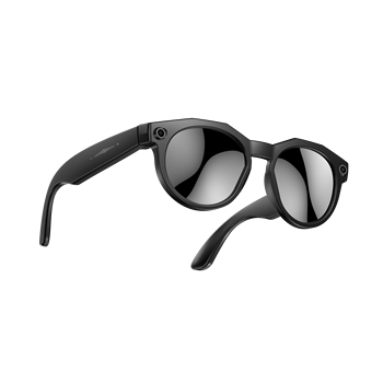 AI smart glasses with camera photo recognition and Wi-Fi transfer