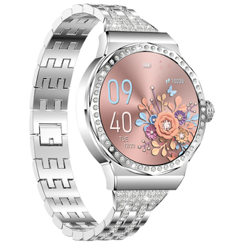 Fashionable women smart watch with BT call and sleep tracker in gift box